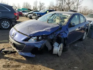2013 Mazda Mazda3 i Grand Touring with VIN JM1BL1WP2D1810689, listed as a Copart auction lot 86064124 with 160,153 mi miles and Salvage Title. Bid and sale history available at carsss.com. Image 1.