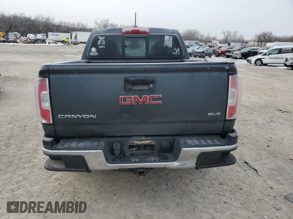 2016 GMC Canyon 4WD SLE with VIN 1GTG6CE3XG1180500, listed as a Copart auction lot 89325085 with 191,577 mi miles and Salvage Title. Bid and sale history available at carsss.com. Image 6.