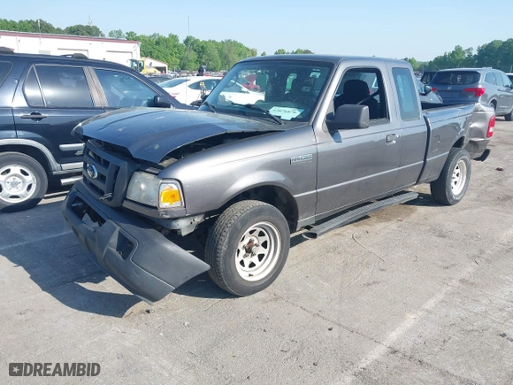 2007 Ford Ranger STX with VIN 1FTYR44E17PA04601, listed as a IAAI auction lot 42076876 with 111,746 mi miles. Bid and sale history available at carsss.com. Image 2.