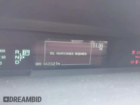 2010 Toyota Prius II with VIN JTDKN3DU5A0018066, listed as a IAAI auction lot 41663999 with 162,521 mi miles and . Bid and sale history available at DreamBid. Image 7.