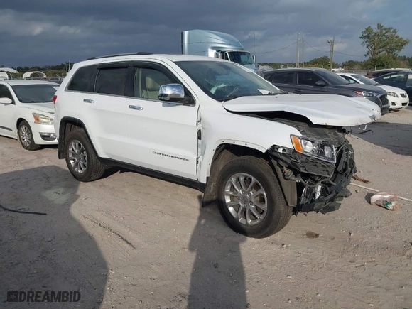 2015 Jeep Grand Cherokee Limited with VIN 1C4RJFBG8FC753817, listed as a IAAI auction lot 41247003 with 86,658 mi miles. Bid and sale history available at carsss.com. Image 1.