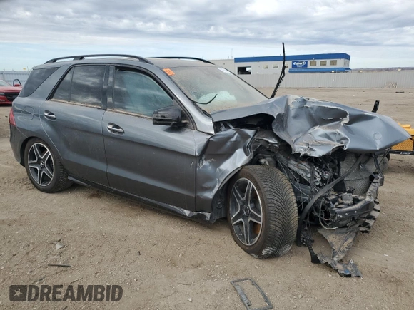 2018 Mercedes-Benz GLE 43 AMG with VIN 4JGDA6EB0JB096273, listed as a Copart auction lot 50359625 with 75,305 mi miles and Clean Title. Bid and sale history available at DreamBid. Image 4.