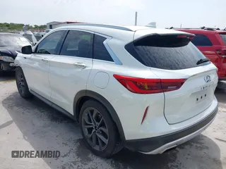 2019 Infiniti QX50 Essential with VIN 3PCAJ5M14KF104397, listed as a IAAI auction lot 42041815 with 95,685 mi miles and . Bid and sale history available at DreamBid. Image 3.