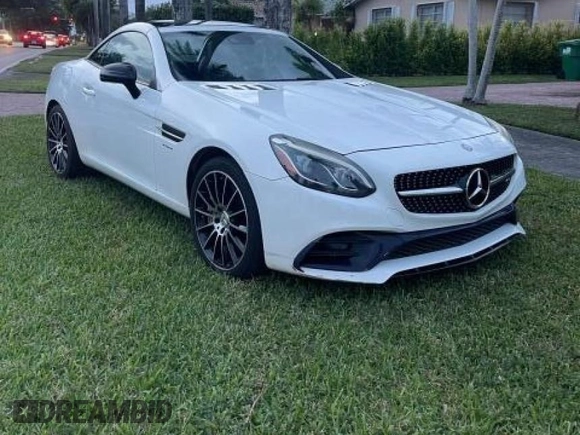 2017 Mercedes-Benz SLC 43 AMG с VIN WDDPK6GA2HF135327, выставлен на аукционе Copart как лот 80170234 с пробегом 34 218 миль миль и Чистый • Clean title. История ставок и продаж доступна на DreamBid. Изображение 1.