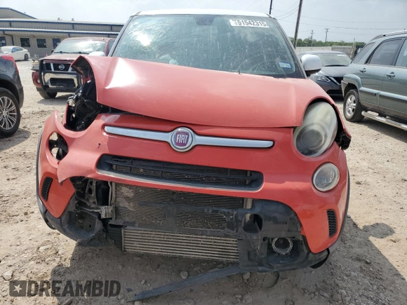 2014 FIAT 500L Trekking z VIN ZFBCFADH8EZ011075, wystawiony jako Copart lot #51542315 z przebiegiem 118 661 mil mil oraz Szkoda całkowita • Salvage title. Historia ofert i sprzedaży dostępna na DreamBid. Obrazek 5.