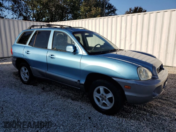 2004 Hyundai Santa Fe GLS with VIN KM8SC73D64U677426, listed as a Copart auction lot 75609674 with 208,072 mi miles and Clean Title. Bid and sale history available at carsss.com. Image 4.