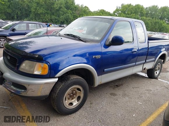 1997 Ford F-150 XL with VIN 1FTDX1866VKA77253, listed as a IAAI auction lot 42448287 with 122,540 mi miles and . Bid and sale history available at DreamBid. Image 2.