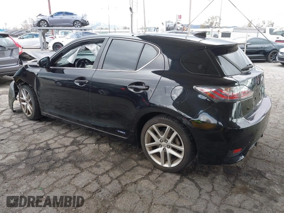 2016 Lexus CT 200h with VIN JTHKD5BH1G2256545, listed as a IAAI auction lot 41777529 with 115,574 mi miles and . Bid and sale history available at carsss.com. Image 3.