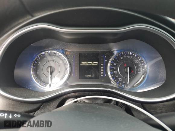 2015 Chrysler 200 Limited with VIN 1C3CCCAB5FN618761, listed as a Copart auction lot 47644505 with 136,155 mi miles and Salvage title. Bid and sale history available at DreamBid. Image 9.