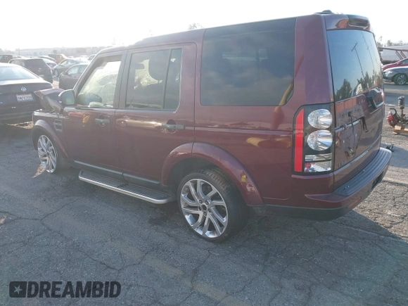 2016 Land Rover LR4 HSE with VIN SALAG2V69GA820275, listed as a IAAI auction lot 41336167 with Not provided miles and . Bid and sale history available at DreamBid. Image 3.