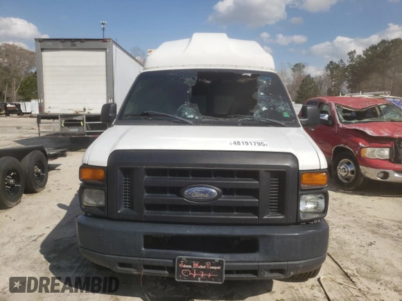 2008 Ford Econoline Cargo Commercial with VIN 1FTNS24WX8DA81510, listed as a Copart auction lot 48191795 with Not Provided miles and Non Repairable. Bid and sale history available at DreamBid. Image 5.