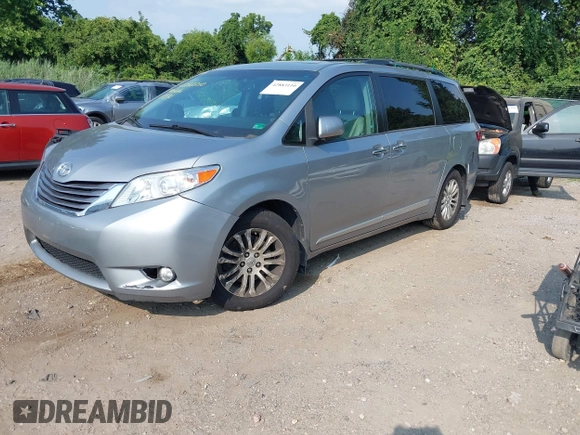 2017 Toyota Sienna XLE Auto Access Seat with VIN 5TDYZ3DC8HS861398, listed as a IAAI auction lot 42883110 with 110,702 mi miles and . Bid and sale history available at DreamBid. Image 2.