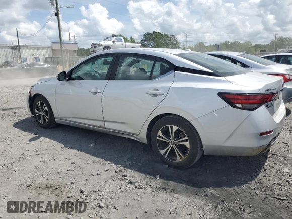 2023 Nissan Sentra SV z VIN 3N1AB8CV3PY221938, wystawiony jako Copart lot #55152145 z przebiegiem 48 786 mil mil oraz Szkoda całkowita • Salvage title. Historia ofert i sprzedaży dostępna na DreamBid. Obrazek 2.