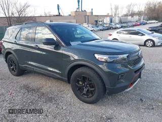 2021 Ford Explorer Timberline z VIN 1FMSK8JH3MGC10350, wystawiony jako IAAI lot #41882541 z przebiegiem 52 127 mil mil oraz . Historia ofert i sprzedaży dostępna na DreamBid. Obrazek 1.