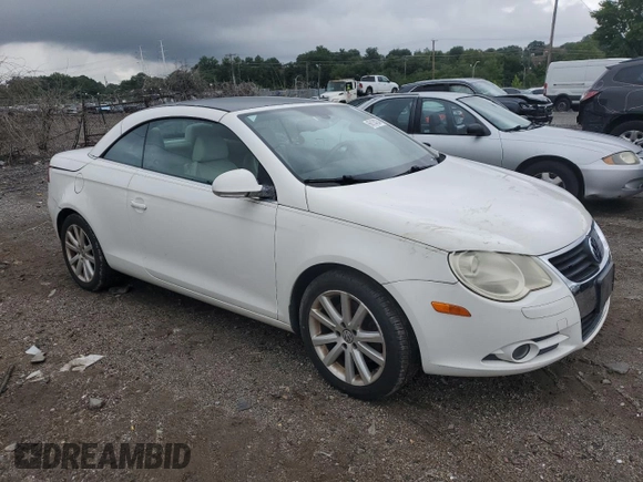 2007 Volkswagen Eos 2.0T with VIN WVWFA71F47V033566, listed as a Copart auction lot 66134234 with 93,923 mi miles and Salvage Title. Bid and sale history available at DreamBid. Image 4.