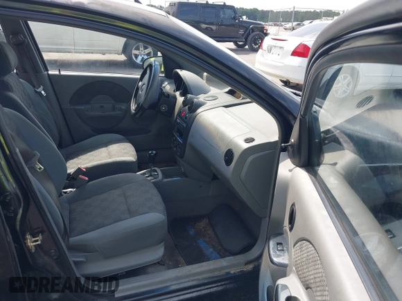 2005 Chevrolet Aveo LS with VIN KL1TD52685B481277, listed as a IAAI auction lot 42165358 with 247,940 mi miles and . Bid and sale history available at DreamBid. Image 5.