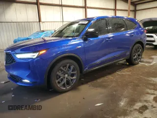 2024 Acura MDX w/A-Spec Package with VIN 5J8YE1H03RL009917, listed as a Copart auction lot 84482204 with 6,002 mi miles and Salvage Title. Bid and sale history available at carsss.com. Image 1.