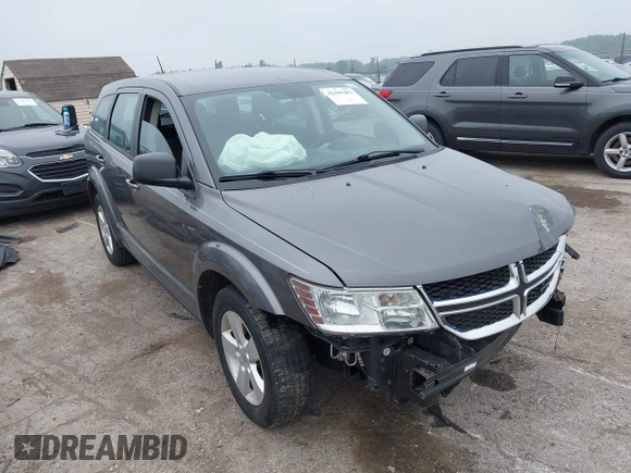 2013 Dodge Journey American Value with VIN 3C4PDCAB2DT645973, listed as a IAAI auction lot 42449402 with 133,000 mi miles and . Bid and sale history available at DreamBid. Image 1.