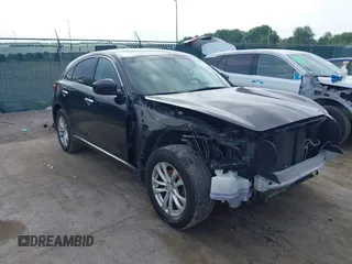 2014 Infiniti QX70 z VIN JN8CS1MU8EM450820, wystawiony jako IAAI lot #42789920 z przebiegiem 140 621 mil mil oraz . Historia ofert i sprzedaży dostępna na DreamBid. Obrazek 1.