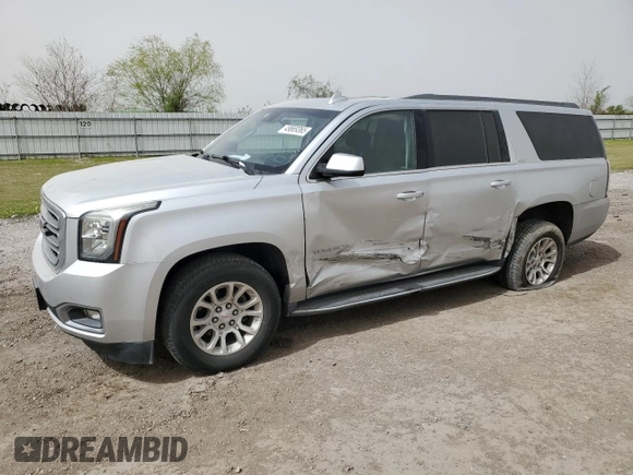 2019 GMC Yukon XL SLT with VIN 1GKS1GKC9KR288660, listed as a Copart auction lot 49669365 with 77,485 mi miles and Salvage Title. Bid and sale history available at carsss.com. Image 1.