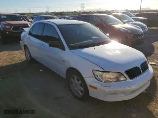 2003 Mitsubishi Lancer LS with VIN JA3AJ36E83U086319, listed as a Copart auction lot 80986464 with 130,043 mi miles and Salvage Title. Bid and sale history available at carsss.com. Image 4.