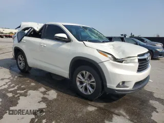 2015 Toyota Highlander LE Plus z VIN 5TDZKRFH4FS080198, wystawiony jako Copart lot #59256215 z przebiegiem 80 131 mil mil oraz Nie do naprawy • Non repairable. Historia ofert i sprzedaży dostępna na DreamBid. Obrazek 4.