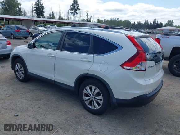 2013 Honda CR-V EX-L with VIN 5J6RM4H72DL029549, listed as a IAAI auction lot 42166574 with 183,689 mi miles. Bid and sale history available at carsss.com. Image 3.