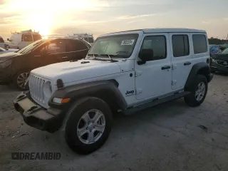 2023 Jeep Wrangler Sport with VIN 1C4HJXDG4PW520953, listed as a Copart auction lot 78022224 with 34,588 mi miles and Salvage Title. Bid and sale history available at DreamBid. Image 1.