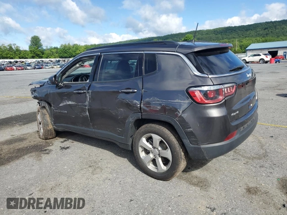 2019 Jeep Compass Latitude with VIN 3C4NJDBB1KT647036, listed as a Copart auction lot 58234915 with Not provided miles and Salvage title. Bid and sale history available at DreamBid. Image 2.