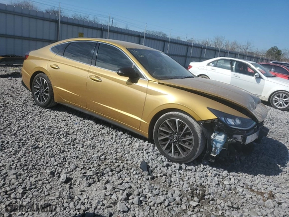 2020 Hyundai Sonata SEL Plus with VIN 5NPEJ4J26LH010467, listed as a Copart auction lot 45904705 with 92,026 mi miles and Salvage Title. Bid and sale history available at carsss.com. Image 4.