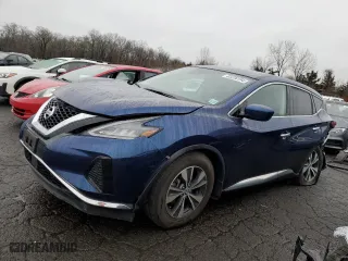 2022 Nissan Murano S with VIN 5N1AZ2AS9NC108754, listed as a Copart auction lot 83226194 with 53,940 mi miles and Salvage Title. Bid and sale history available at carsss.com. Image 1.