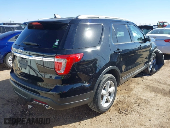 2018 Ford Explorer XLT z VIN 1FM5K7D85JGA67237, wystawiony jako IAAI lot #41408927 z przebiegiem 104 071 mil mil oraz . Historia ofert i sprzedaży dostępna na DreamBid. Obrazek 4.