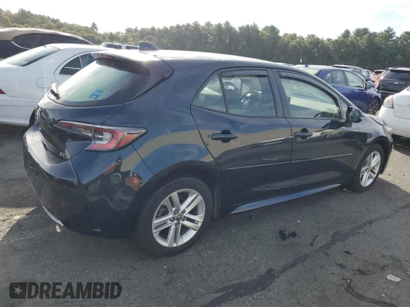 2021 Toyota Corolla Hatchback SE with VIN JTND4MBE2M3134546, listed as a Copart auction lot 71425514 with 37,499 mi miles and Salvage Title. Bid and sale history available at carsss.com. Image 3.