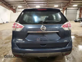 2016 Nissan Rogue SV with VIN KNMAT2MV6GP665239, listed as a Copart auction lot 47032235 with 76,396 mi miles and Clean Title. Bid and sale history available at carsss.com. Image 6.