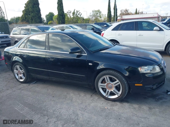 2007 Audi A4 2.0T with VIN WAUAF78E07A063080, listed as a IAAI auction lot 41896271 with 228,307 mi miles. Bid and sale history available at carsss.com. Image 13.