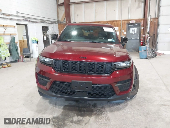2025 Jeep Grand Cherokee Altitude X with VIN 1C4RJHAG9SC283983, listed as a IAAI auction lot 42495106 with 8,757 mi miles and . Bid and sale history available at DreamBid. Image 12.
