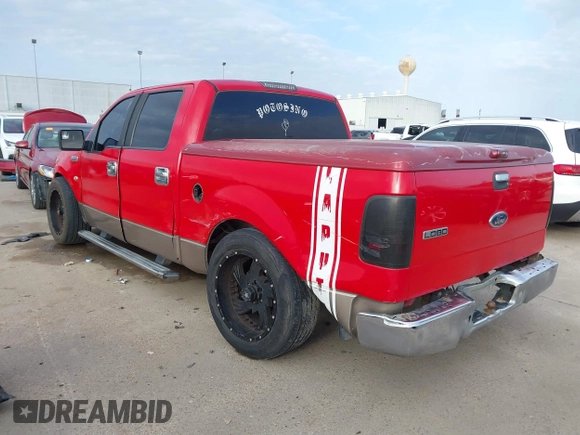 2005 Ford F-150 XLT with VIN 1FTRW12W35KE95996, listed as a IAAI auction lot 41576391 with 279,994 mi miles. Bid and sale history available at carsss.com. Image 3.