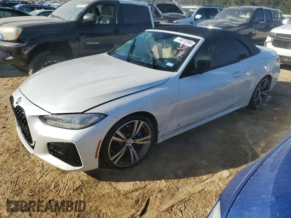 2022 BMW 4 Series M440i with VIN WBA53AT04NCJ52493, listed as a Copart auction lot 74673394 with Not provided miles and Non repairable. Bid and sale history available at DreamBid. Image 1.