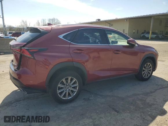 2019 Lexus NX with VIN JTJBARBZ5K2189772, listed as a Copart auction lot 53611175 with 56,739 mi miles and Salvage Title. Bid and sale history available at carsss.com. Image 3.