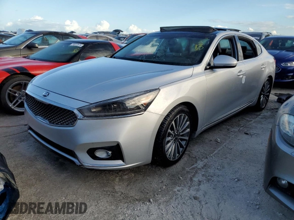 2018 Kia Cadenza Premium with VIN KNALC4J19J5124742, listed as a Copart auction lot 75203524 with Not Provided miles and Non Repairable. Bid and sale history available at DreamBid. Image 1.