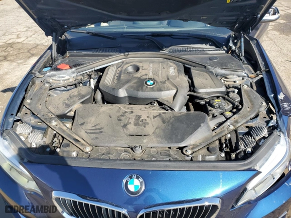 2017 BMW 2 Series 230i with VIN WBA2K9C39HV647568, listed as a Copart auction lot 43027895 with 51,258 mi miles and Salvage Title. Bid and sale history available at carsss.com. Image 11.