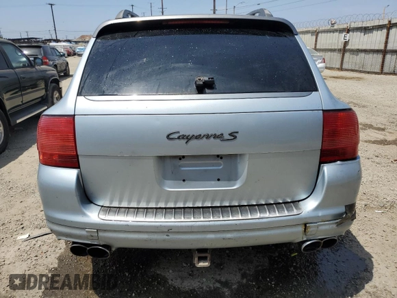 2006 Porsche Cayenne S with VIN WP1AB29P46LA70360, listed as a Copart auction lot 60824625 with 156,304 mi miles and Clean title. Bid and sale history available at DreamBid. Image 6.