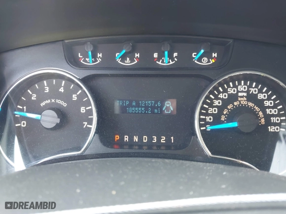 2013 Ford F-150 XL with VIN 1FTFW1CTXDFA62013, listed as a IAAI auction lot 41645531 with 185,555 mi miles. Bid and sale history available at carsss.com. Image 7.