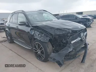 2021 Mercedes-Benz GLE 450 with VIN 4JGFB5KE6MA449902, listed as a IAAI auction lot 41933590 with 40,459 mi miles and . Bid and sale history available at DreamBid. Image 1.