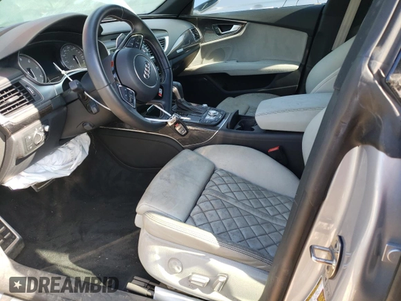 2016 Audi S7 with VIN WAUW2AFC7GN066938, listed as a Copart auction lot 45949684 with 0 mi miles and Salvage Title. Bid and sale history available at carsss.com. Image 7.