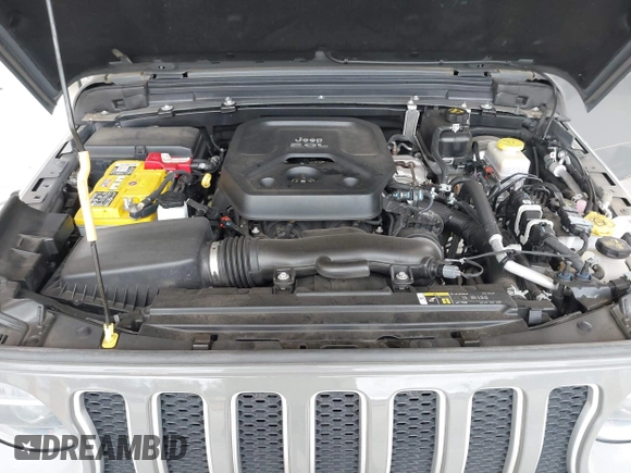 2019 Jeep Wrangler Unlimited Sahara with VIN 1C4HJXEN0KW540591, listed as a IAAI auction lot 42076235 with 41,016 mi miles and . Bid and sale history available at DreamBid. Image 10.