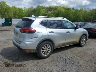 2018 Nissan Rogue SV with VIN KNMAT2MTXJP505788, listed as a Copart auction lot 52732445 with 158,514 mi miles and Salvage Title. Bid and sale history available at carsss.com. Image 3.