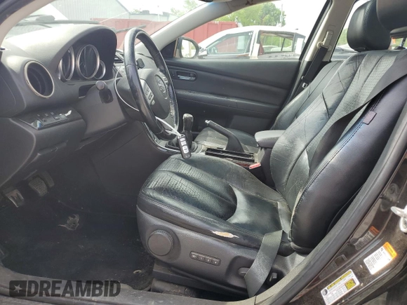 2009 Mazda 6 i Touring with VIN 1YVHP82A895M21705, listed as a Copart auction lot 57065245 with 224,444 mi miles and Salvage title. Bid and sale history available at DreamBid. Image 7.