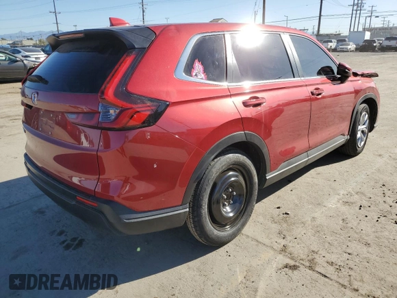 2024 Honda CR-V LX with VIN 2HKRS3H23RH304996, listed as a Copart auction lot 49822435 with 24,917 mi miles and Clean Title. Bid and sale history available at DreamBid. Image 3.