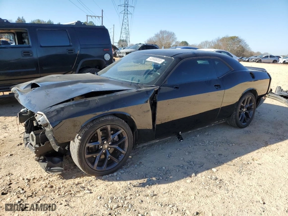 2023 Dodge Challenger R/T with VIN 2C3CDZBT0PH515247, listed as a Copart auction lot 45588055 with 35,452 mi miles and Salvage Title. Bid and sale history available at carsss.com. Image 1.